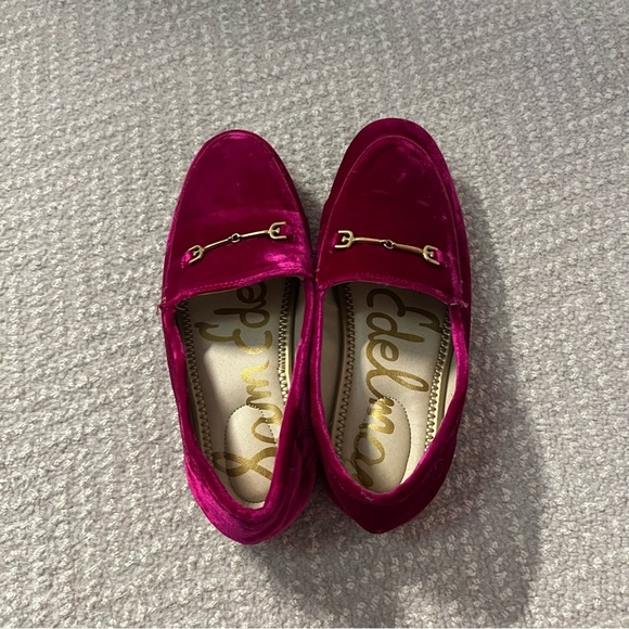 Sam Edelman Velvet Loafers - Picture 3 of 5